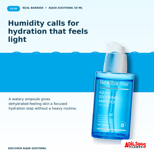 REAL BARRIER AQUA SOOTHING AMPOULE 50ML — creative 01 of 20