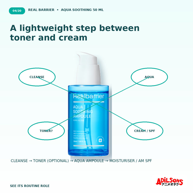 REAL BARRIER AQUA SOOTHING AMPOULE 50ML — creative 04 of 20
