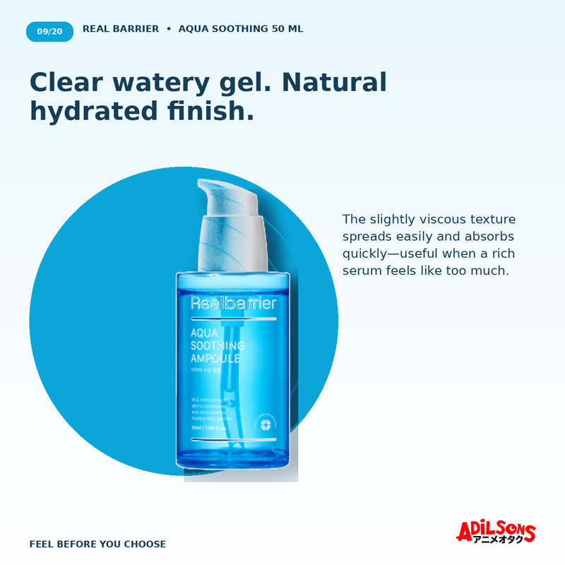 REAL BARRIER AQUA SOOTHING AMPOULE 50ML — creative 09 of 20