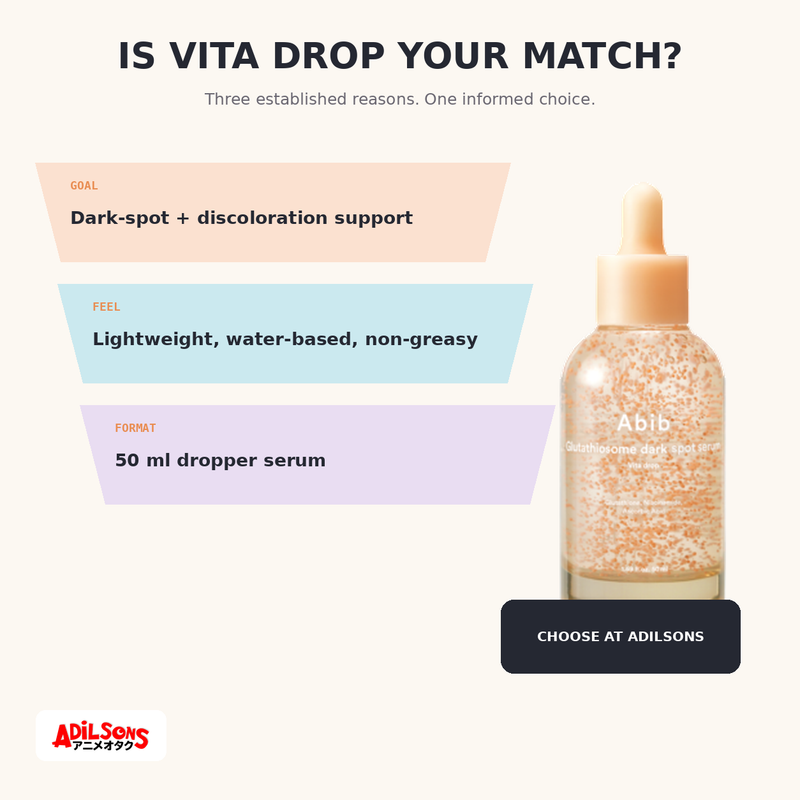 Abib Glutathiosome Dark Spot Serum Vita Drop creative 20 of 20