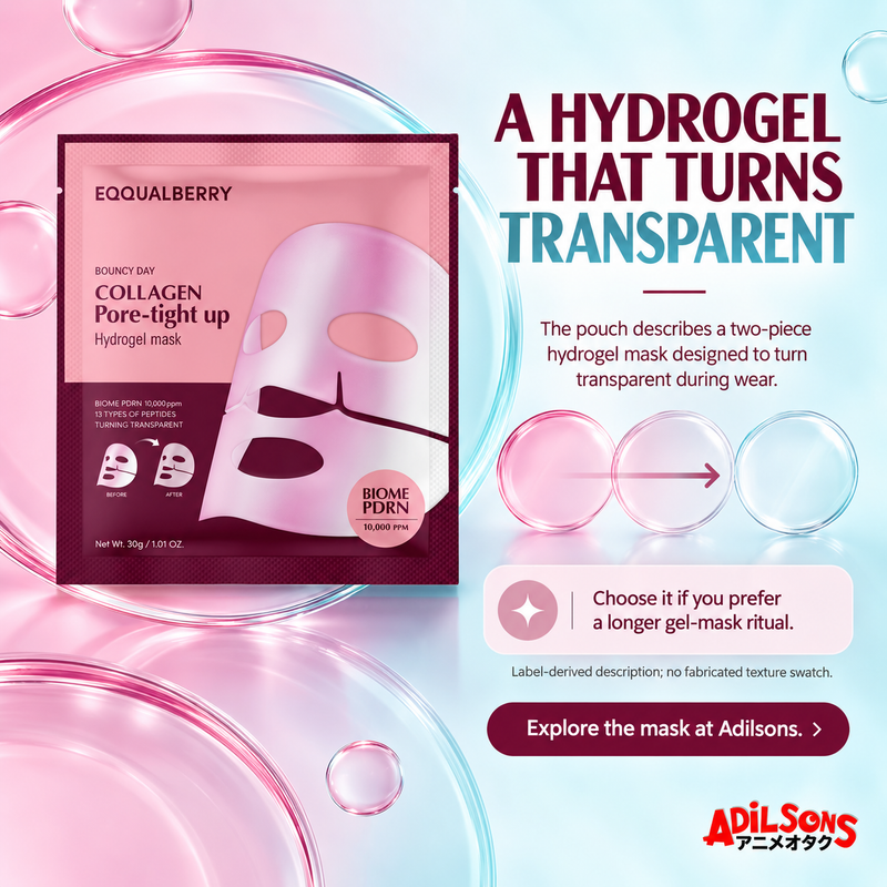 EQQUALBERRY COLLAGEN PORE-TIGHT UP HYDROGEL MASK 30G — creative 9 of 20