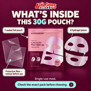 EQQUALBERRY COLLAGEN PORE-TIGHT UP HYDROGEL MASK 30G — creative 10 of 20