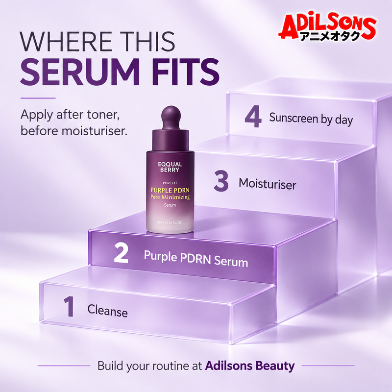 EQQUALBERRY Purple PDRN Pore Minimizing Serum 30ml creative 04