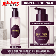 EQQUALBERRY PURPLE RICE PORE SMOOTHING CLEANSING OIL 200ML — creative 10 of 20