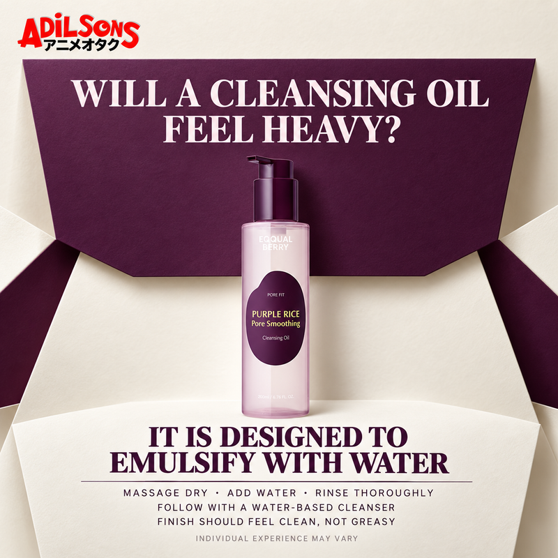 EQQUALBERRY PURPLE RICE PORE SMOOTHING CLEANSING OIL 200ML — creative 12 of 20