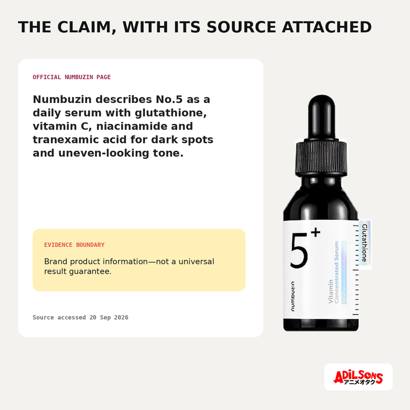 Numbuzin No.5 Vitamin Concentrated Serum 30ml creative 11