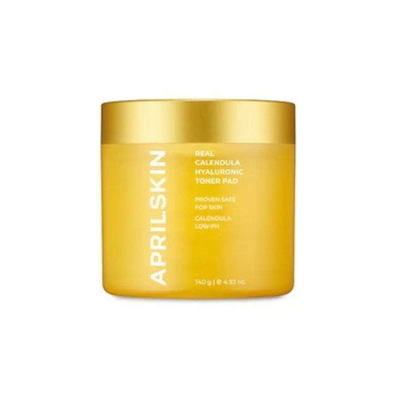 APRIL SKIN REAL CALENDULA HYALURONIC TONER PAD (60pcs)