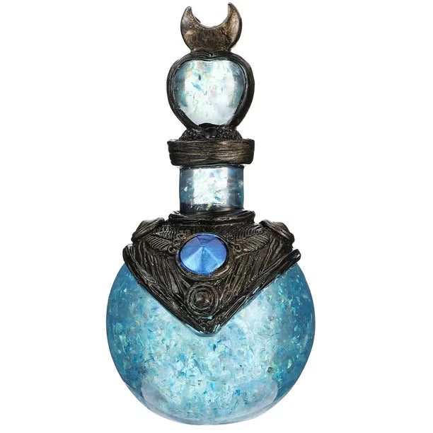 Decorative Resin Crystal Magic Moon Potion Bottle