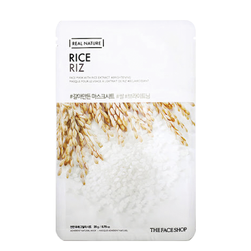 THE FACE SHOP REAL NATURE FACE MASK WITH RICE EXTRACT