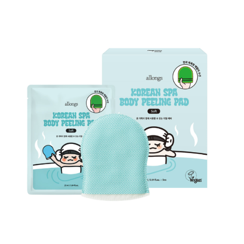 Allongs Korean Spa Body Peeling Pad Soft 5ea