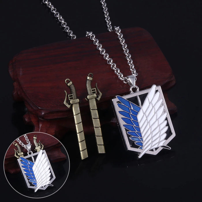 Attack On Titans - Wings Of Freedom ODM Gear Metal Necklace