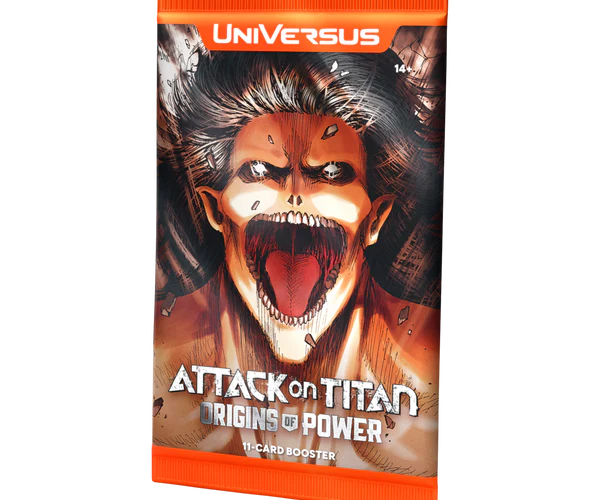 Attack On Titan Origins Of Power Booster Pack UniVersus CCG