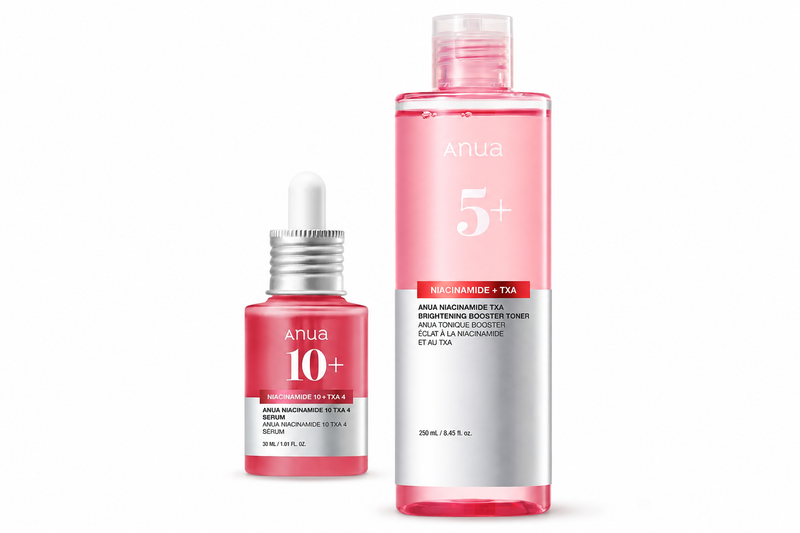 Anua Ultimate Glow & Dark Spot Correcting Bundle (Toner 250ml + Serum 30ml)