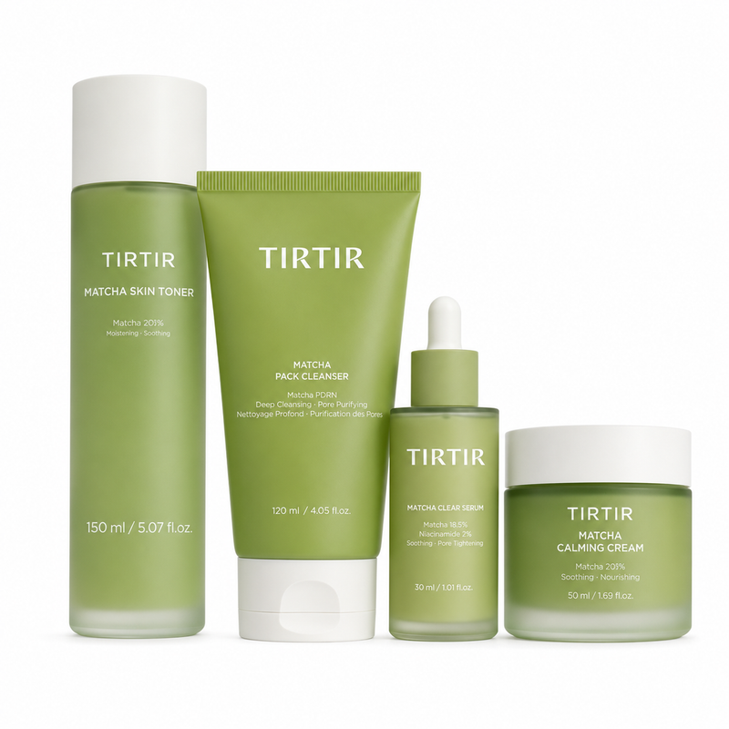 Adilsons Curated 4-Piece Soothing Routine for Dehydrated, Sensitive-Leaning Skin with Mild Redness – Cleanser, Toner, Dual Serum & Calming Cream; Complete Basic Routine; Use with Daily Sunscreen