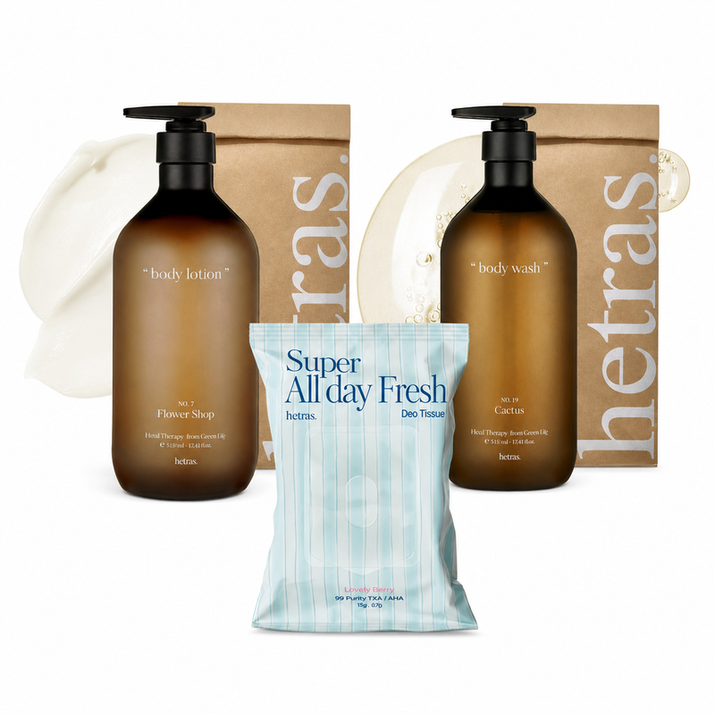 Adilsons Curated 3-Piece Hotel Therapy Body & Freshness Set for Daily Soothing Hydration, Long-Lasting Scent and On-the-Go Clean Refreshment