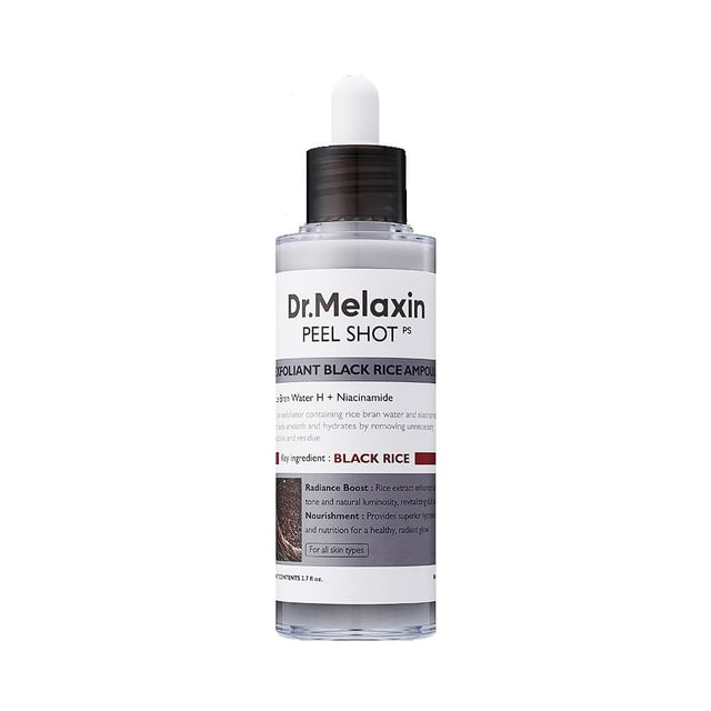 Dr.Melaxin PEEL SHOT EXFOLIATING BLACK RICE AMPOULE 80ML