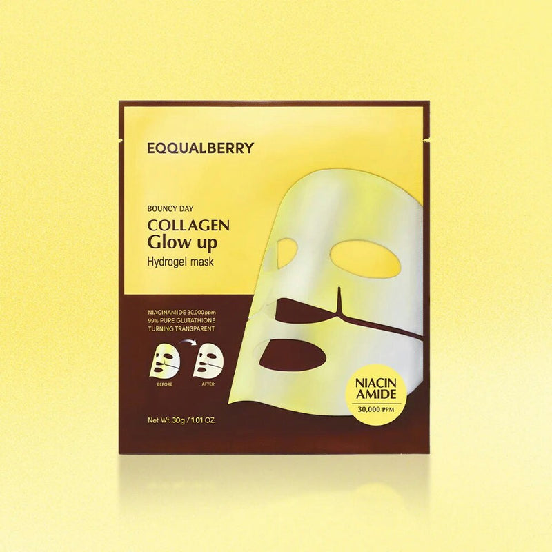 EQQUALBERRY COLLAGEN GLOW UP HYDROGEL MASK 30G