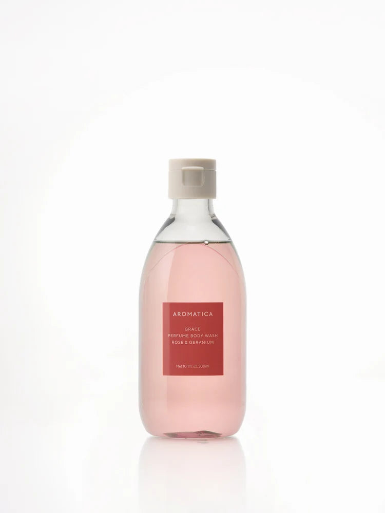 Aromatica Grace Perfume Body Wash Rose & Geranium 300ml