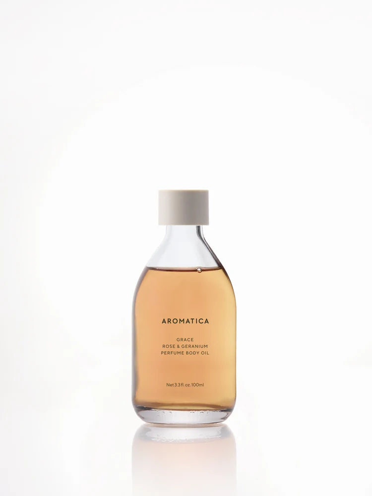 Aromatica Grace Perfume Body Oil Rose & Geranium 100ml