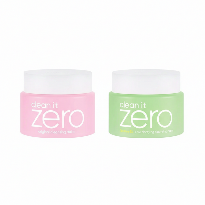 BANILA CO Clean It Zero Double Cleanse Set (BANILA CO CLEAN IT ZERO PORE CLARIFYING CLEANSING BALM 100ML + BANILA CO CLEAN IT ZERO ORIGINAL CLEANSING BALM 100ML)