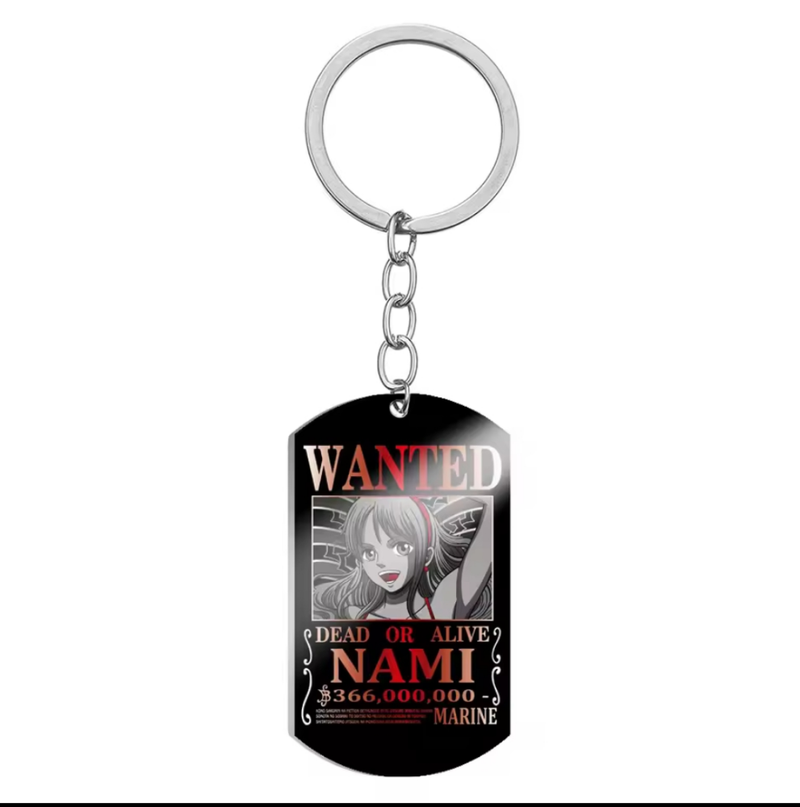 One Piece Wanted Keychain Nami