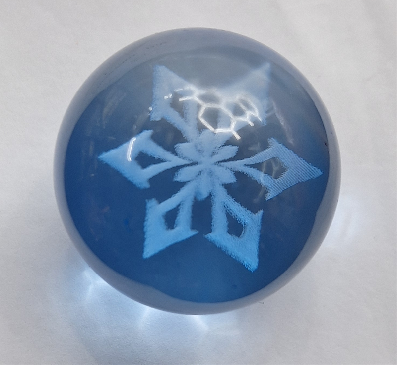 Genshin Impact Cryo Element Ball [3cm]