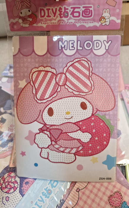 Sanrio My Melody Diamond Painting Stickers