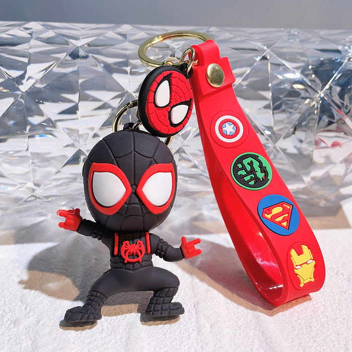 Marvel Spiderman Miles PVC Keychain