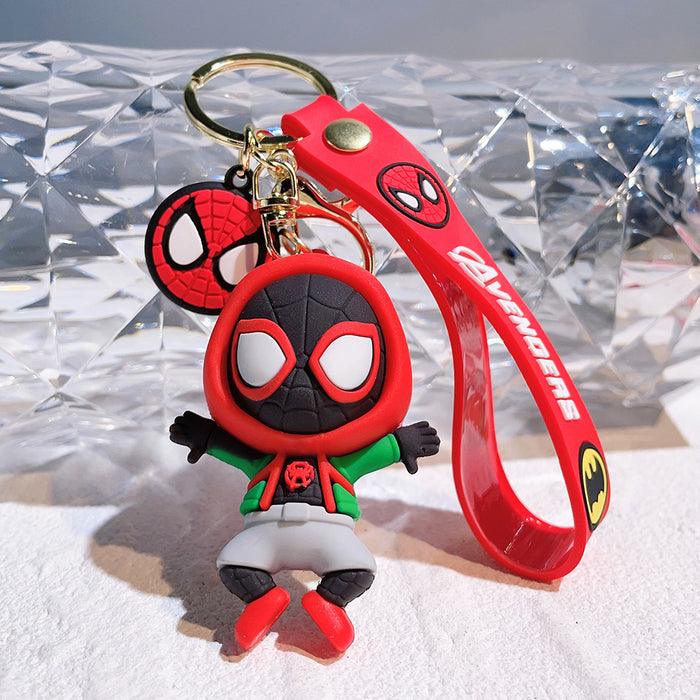 Marvel Spiderman Miles  PVC Keychain