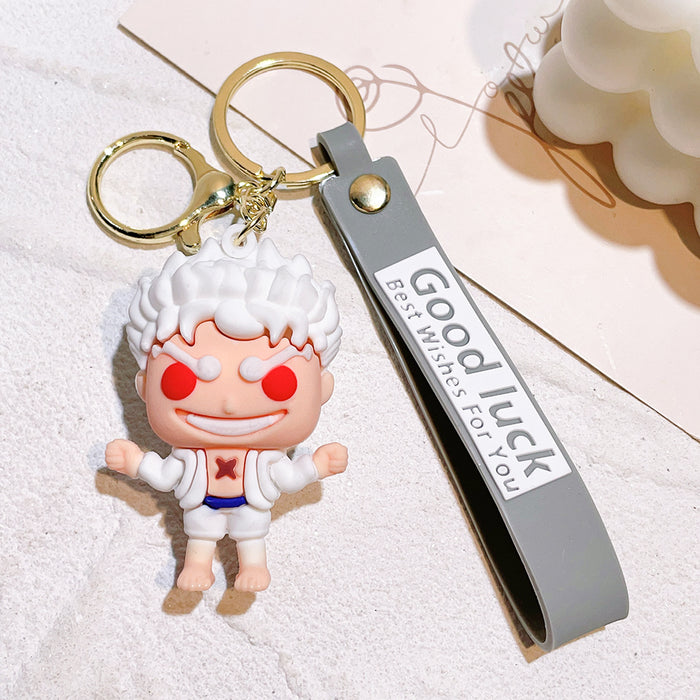 One Piece Luffy PVC Keychain