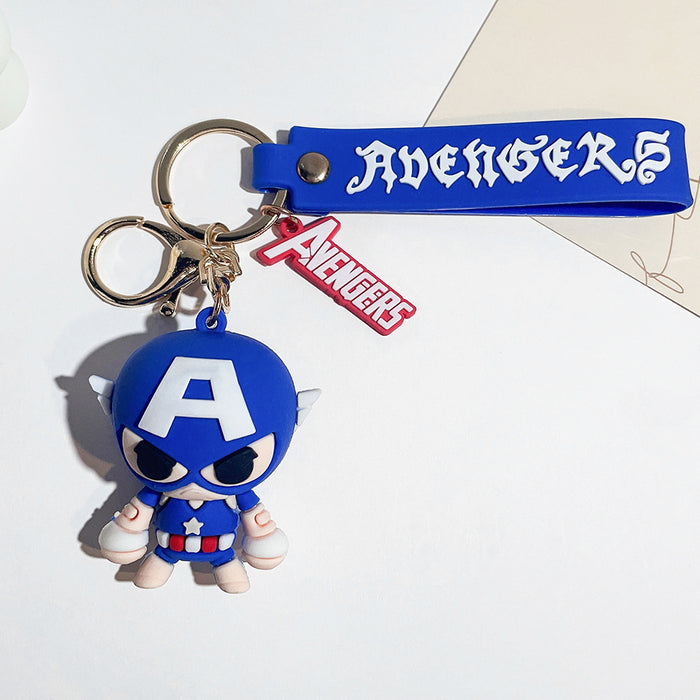 Marvel Captain America PVC Keychain