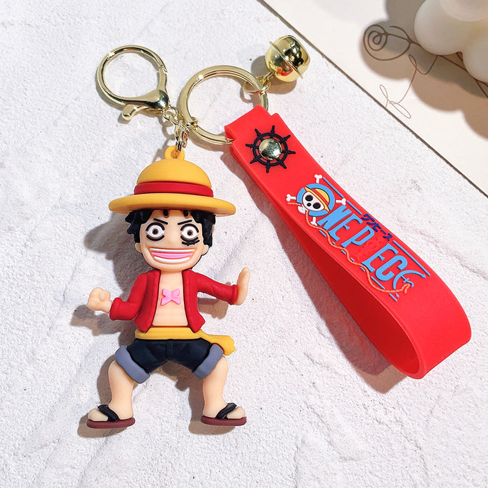 One Piece Luffy PVC Keychain