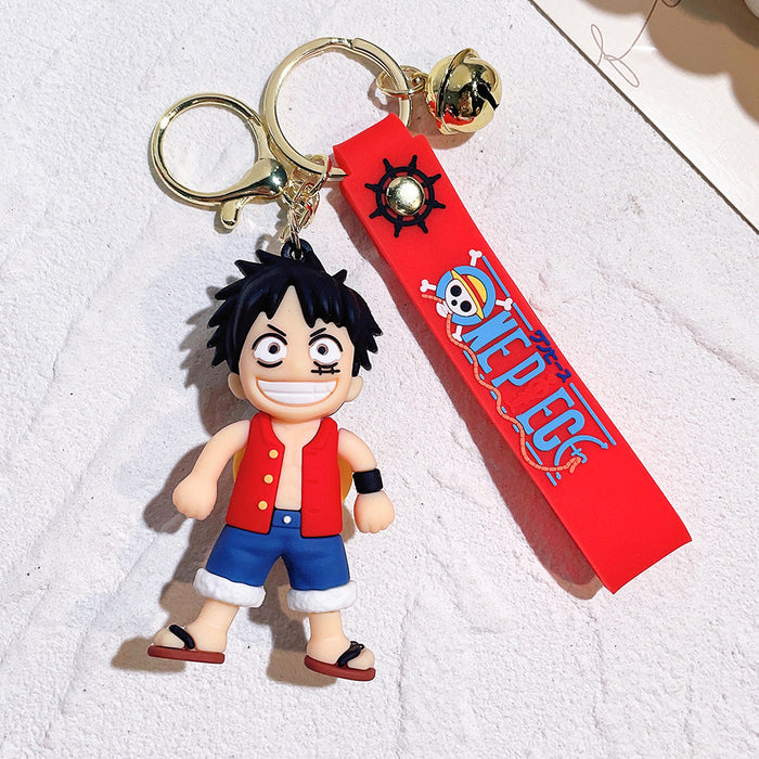 One Piece Luffy PVC Keychain