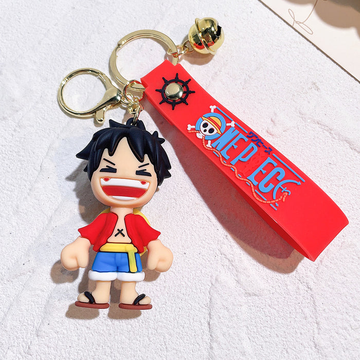 One Piece Luffy PVC Keychain