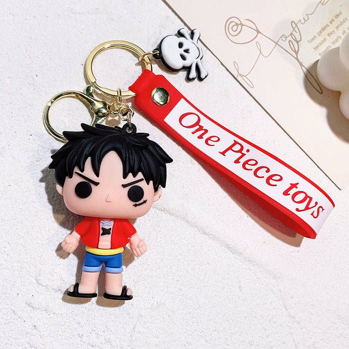 One Piece Luffy PVC Keychain