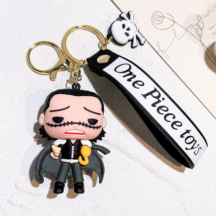 One Piece Crocodile PVC Keychain