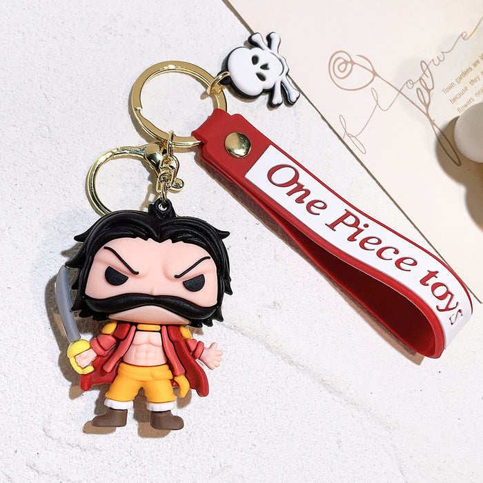 One Piece Roger PVC Keychain