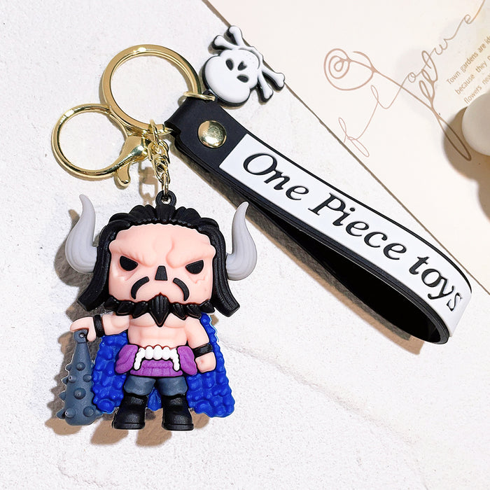 One Piece Kaido PVC Keychain