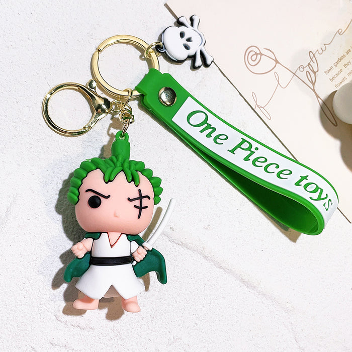 One Piece Zoro PVC Keychain