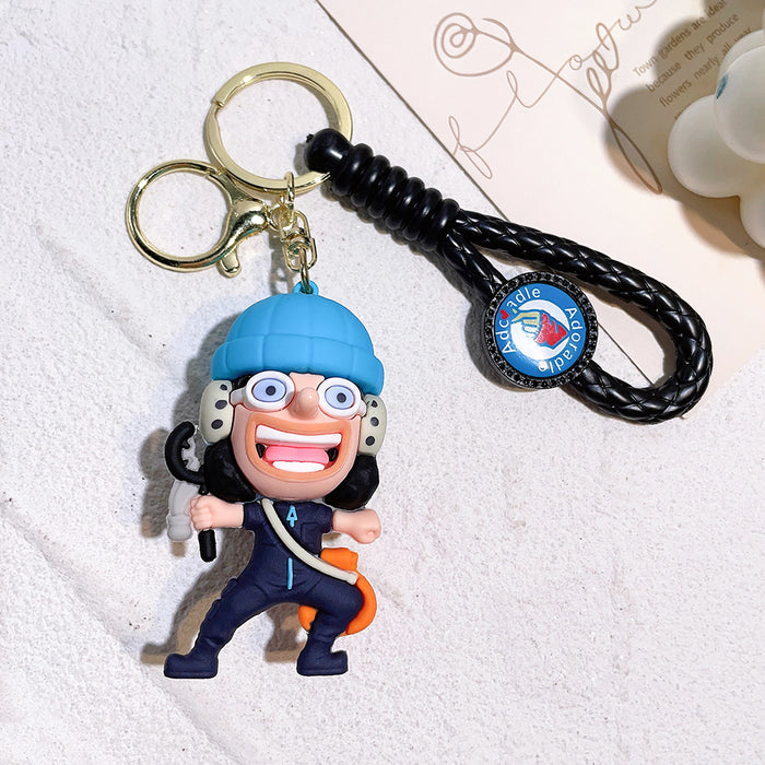 One Piece Ussop PVC Keychain