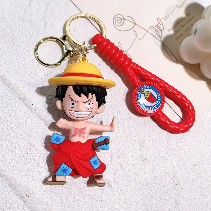 One Piece Luffy PVC Keychain