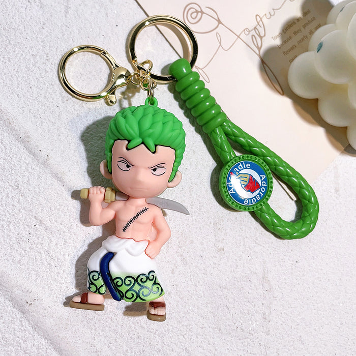 One Piece Zoro PVC Keychain