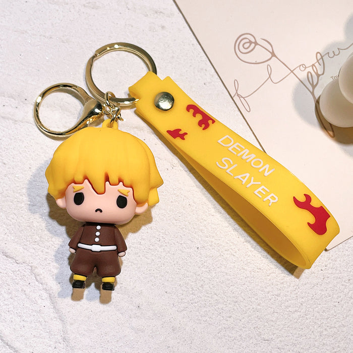 Demon Slayer Zenitsu PVC Keychain