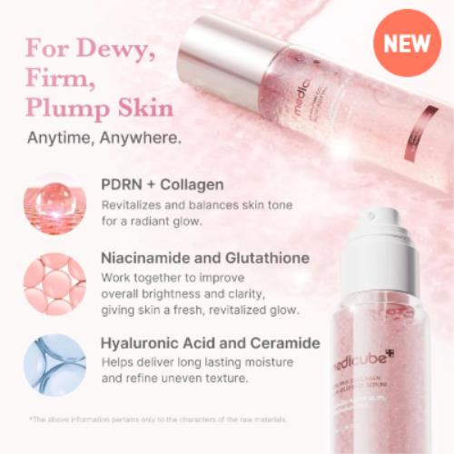 Medicube PDRN PINK COLLAGEN GLOW JELLY MIST SERUM 100ml