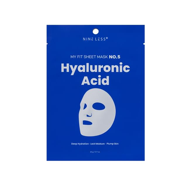NINE LESS My Fit Sheet Mask 5 Hyaluronic Acid 20g