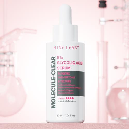 NINE LESS Molecule-Clear 5% Glycolic Acid Serum 30ml
