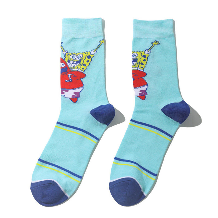 SpongeBob Light Blue Socks