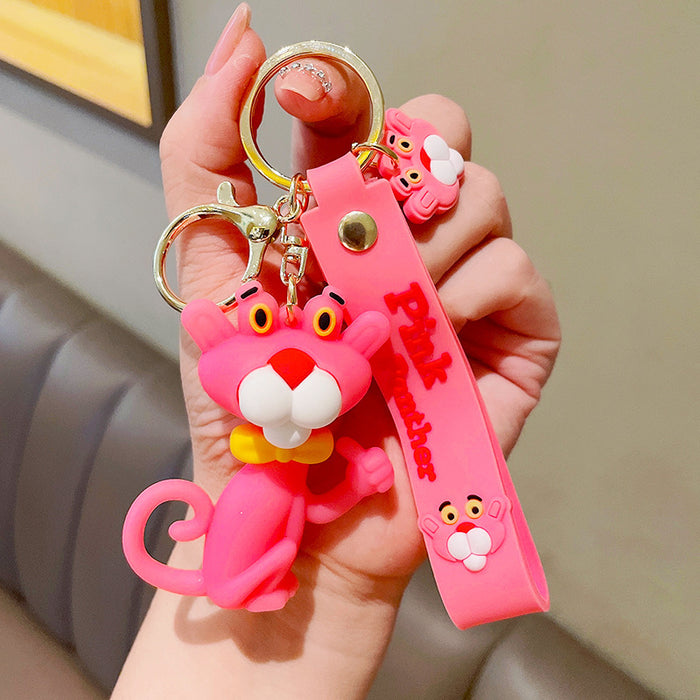 Pink Panther PVC Keychain