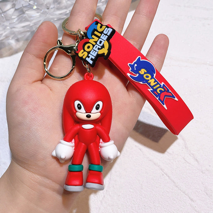 Sonic the hedgehog Knuckles PVC Keychain