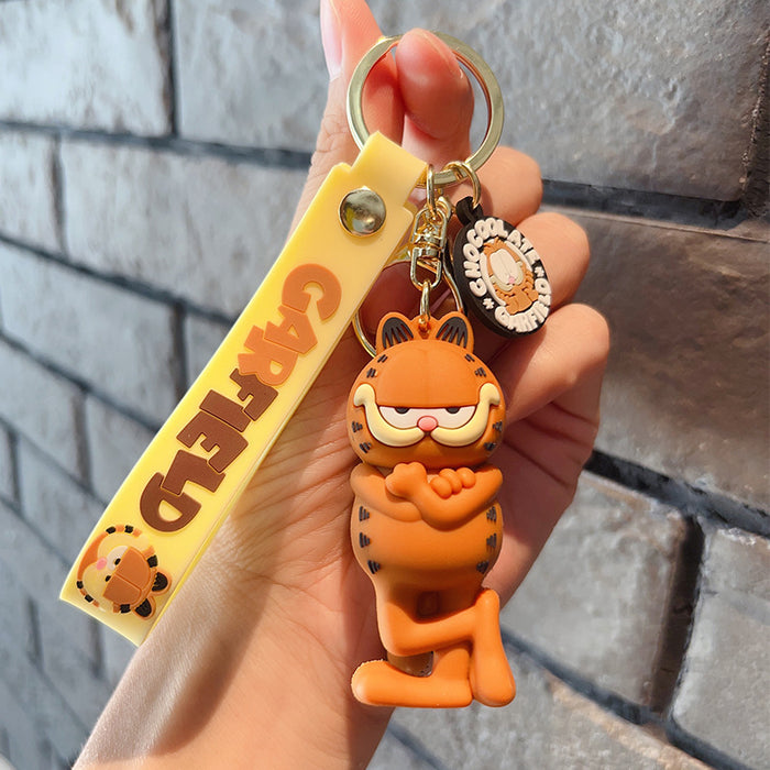 Garfield Serious Keychain